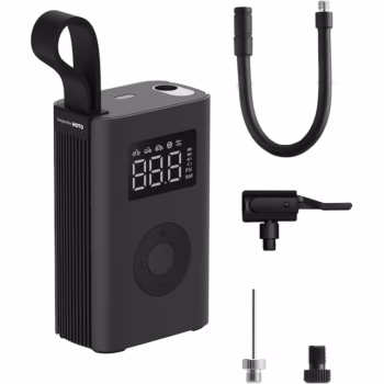Universal Air Compressor HOTO 12VDC, Battery 2500mAh (black)