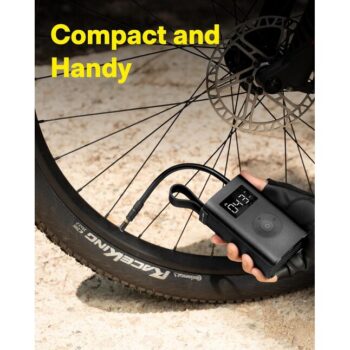 Universal Air Compressor HOTO 12VDC, Battery 2500mAh (black)