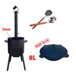 Ahi-pliit 3mm + Usbeki malmist pada 8l + shumovka 47cm + puidust 47cm